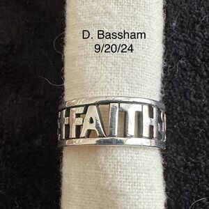 James Avery Faith Hope and Love ring